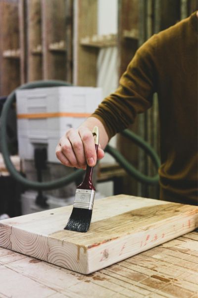 flooring expert sample staining wood