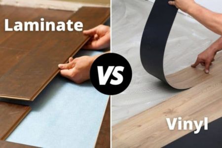 Difference between vinyl and laminate flooring